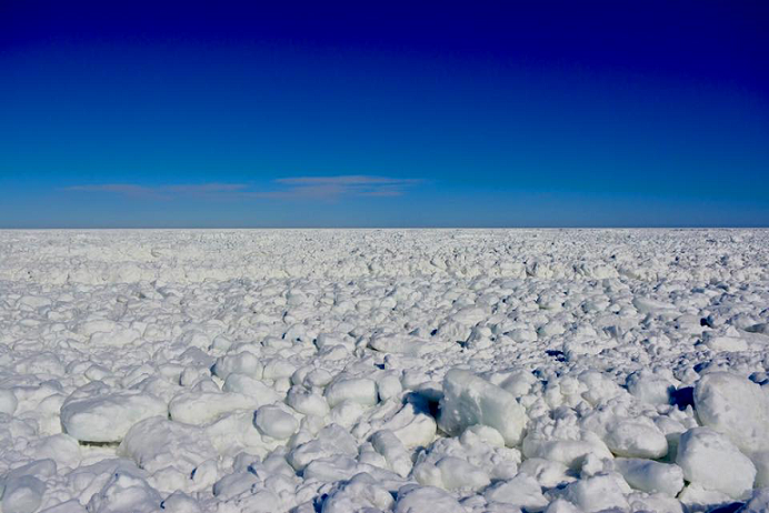 北見の流氷