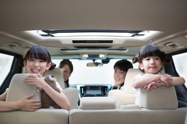 家族でドライブ