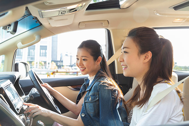 友達とのドライブ