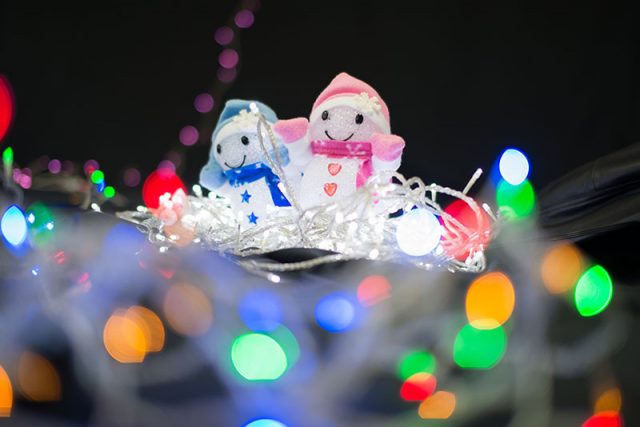 クリスマスのスノーマンの恋人